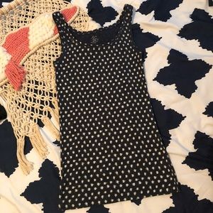 3/$20 EUC LOFT Navy Dot Print Slim Fit Tank XS